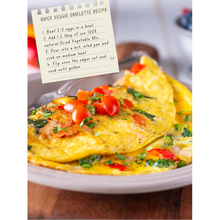 Load image into Gallery viewer, PureKtchn Organic All-Purpose Dried Vegetable Mix, a versatile, nutrient-rich blend made with organic carrots, tomatoes, onions, parsley, and garlic. Ideal for adding quick, natural flavor and nutrition to soups, salads, pasta, omelets, and more. This vegan, gluten-free mix saves cooking time by eliminating the need for chopping. Available in various sizes, crafted in the UK