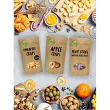 Load image into Gallery viewer, Personalised vegan fruit sticks with custom message – no added sugar, gluten-free, healthy snack option with eco-friendly packaging. Perfect for parties, gifts, and corporate events.