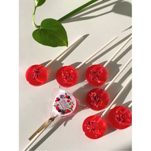 Load image into Gallery viewer, PureKtchn-sugar-free-raspberry-lollipops-healthy-snack-alternative-UK-London-R