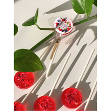 Load image into Gallery viewer, PureKtchn-sugar-free-raspberry-lollipops-healthy-snack-alternative-UK-London-R