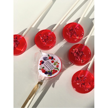 Load image into Gallery viewer, PureKtchn-sugar-free-raspberry-lollipops-healthy-snack-alternative-UK-London-R