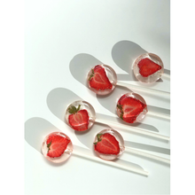 Load image into Gallery viewer, PureKtchn-sugar-free-strawberry-lollipops-healthy-snack-alternative-UK-London