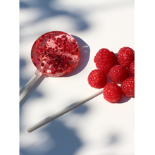 Load image into Gallery viewer, 6 x Sugar-Free Lollipops with Raspberry
