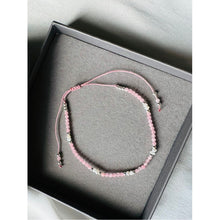 Load image into Gallery viewer, The Gaia PureKtchn London Rose Quartz Bracelet features soft pink Rose Quartz gemstones, pearls, and sterling silver accents. Symbolizing love, compassion, and emotional healing, this bracelet is perfect for nurturing relationships and self-love.
