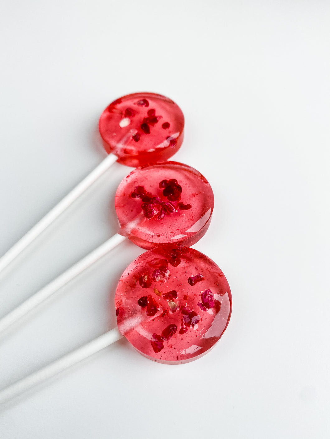 6 x Sugar-Free Lollipops with Raspberry