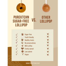 Load image into Gallery viewer, Sugar-Free Lollipops with Coffee x 6
